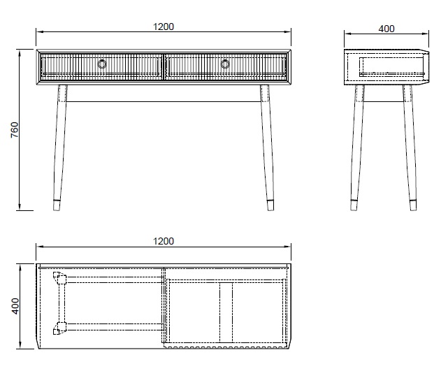 77IP-CST008 Консоль 120*40*76см