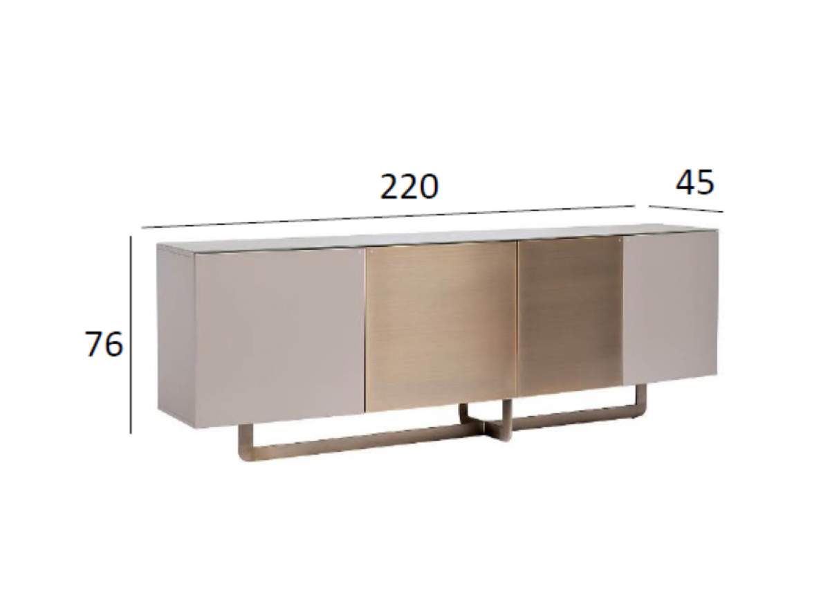 58DB-CH14803 Комод Space 220*45*76см