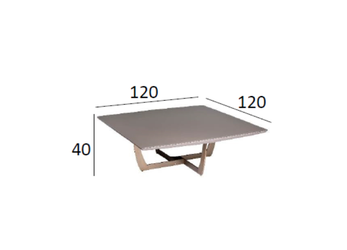 58DB-CT14803 Стол журнальный Space 120*120*40см