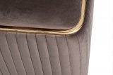 102AN-PUF-1300-KOR Пуф Glarus, велюр коричневый 45*45*45 см