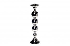 Подсвечник Garda Decor металлический хром 95IM-5209M