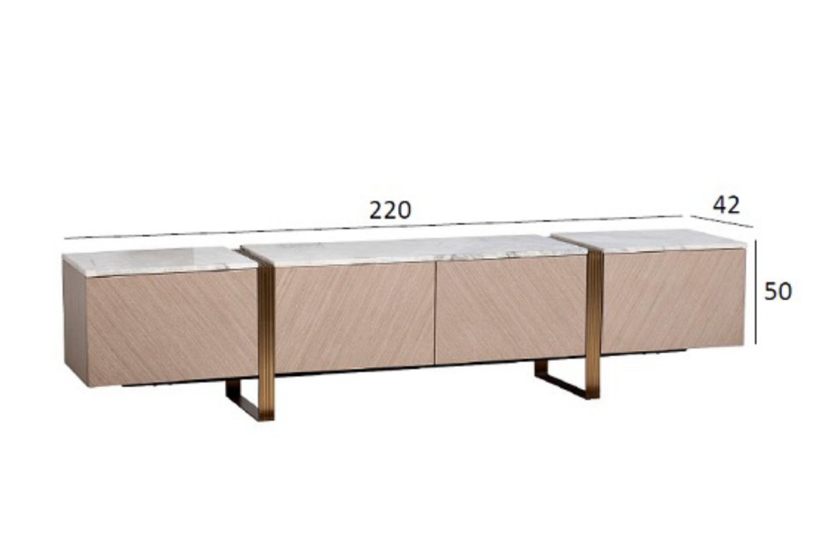 58DB-23185 Тумба под телевизор 220*42*50см