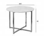 30B-855-2X Стол журнальный круглый d60*48cм
