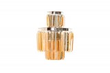 Бра Garda Decor из янтарного стекла 15-B6000-3AMBER