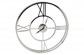Часы Garda Decor настенные металлические круглые хром 94PR-22072