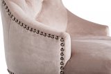 Стул Garda Decor велюровый серо-бежевый 236-1K-БЕЖ-Riv16 236-2K-БЕЖ-Riv16