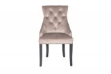 Стул Garda Decor велюровый серо-бежевый 236-1K-БЕЖ-Riv16 236-2K-БЕЖ-Riv16