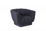 Кресло Garda Decor Fabio велюровое синее FABIO-1-2K-СИНИЙ-Gen12