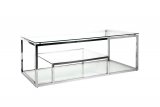 Стол Garda Decor журнальный со стеклянной столешницей (цвет хром) GY-CT8005