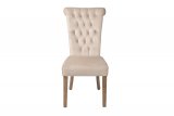 Стул Garda Decor велюровый кремовый PJC597-PJ634