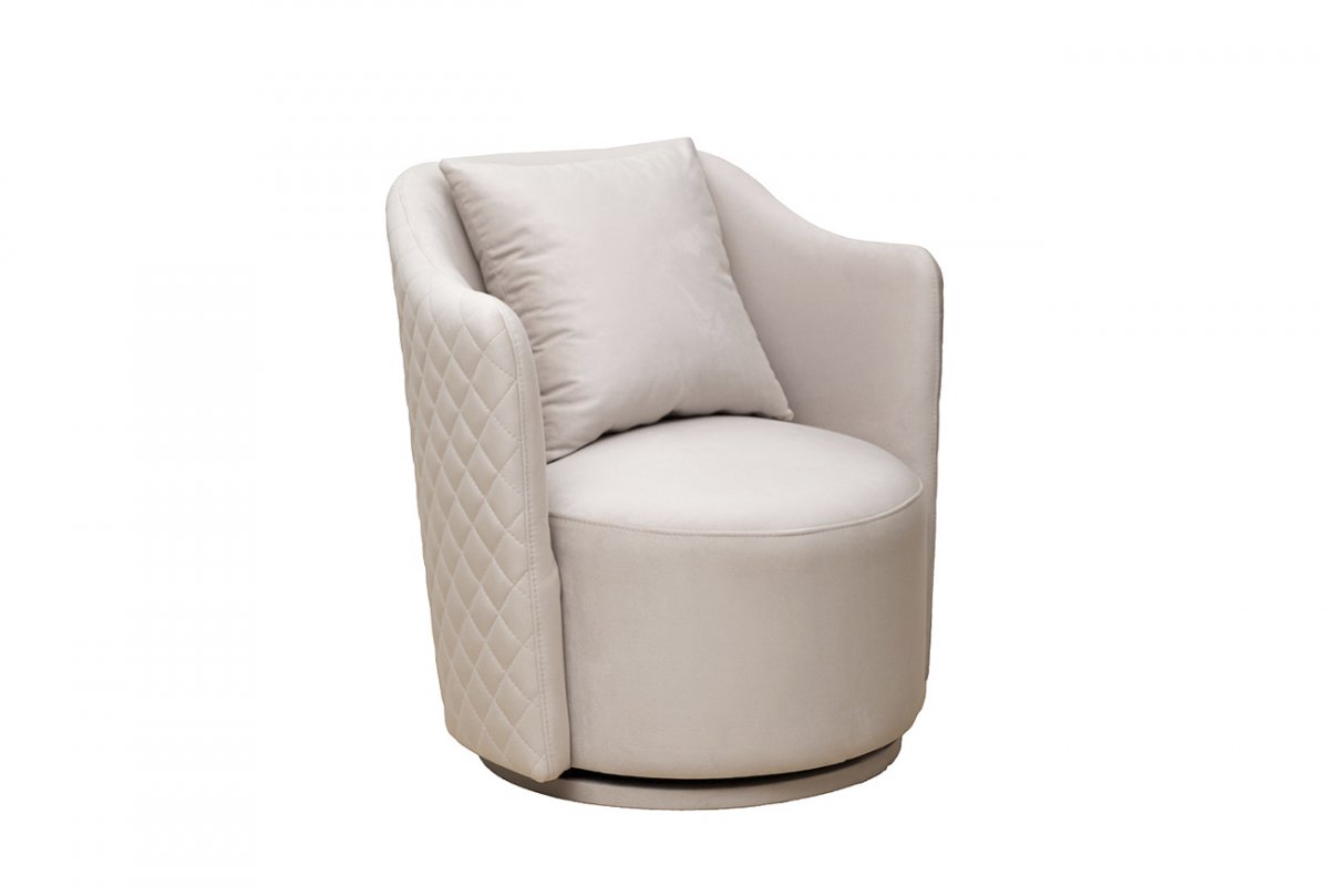 Кресло Verona Basic вращающееся велюровое бежевое VERONA BASIC-Colt002