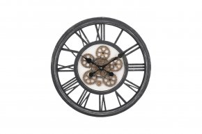 Часы Garda Decor настенные круглые черный антик KL5000110