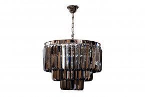 Люстра Garda Decor подвесная из дымчатого стекла 15-D6901-9NI