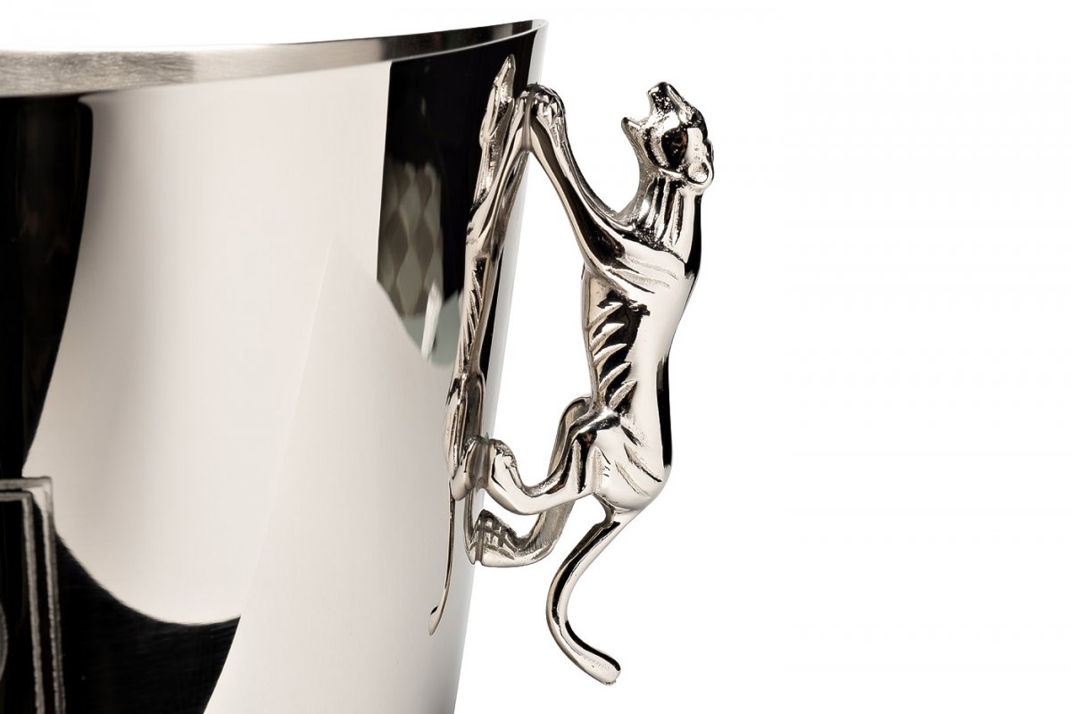 95IM-4406 Ведро для шампанского Garda Decor нерж. сталь h21см