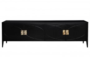 151SV-00005 Тумба под TV черная 200*60*40см