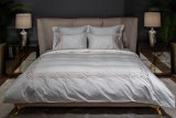 175SMR-17505 Комплект постельного белья с вышивкой Паллада, золотой, Двуспальный кинг сайз (220*240)