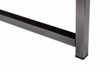 47ED-CT162BL Стол журнальный темн.стекло/темн.хром 120*60*45см