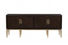 ART-2706-S2 Комод-тумба темно-вишневая 183*41*76см
