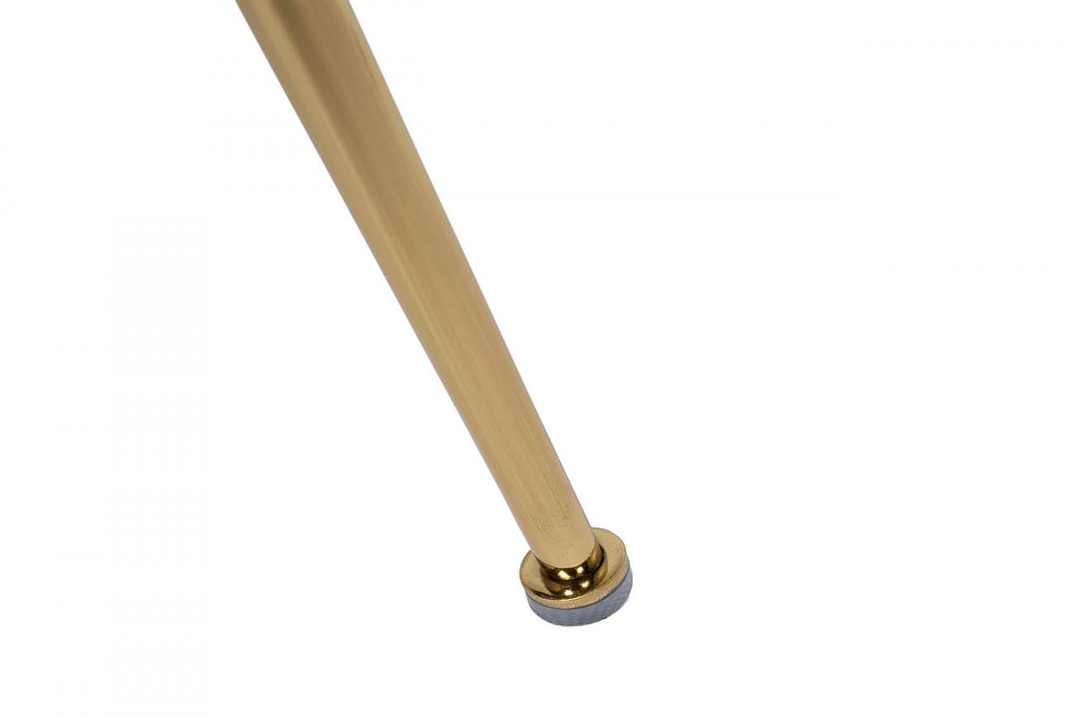 Стул Garda Decor велюровый пепельно-розовый на металлических ножках 30C-301-1G LPI