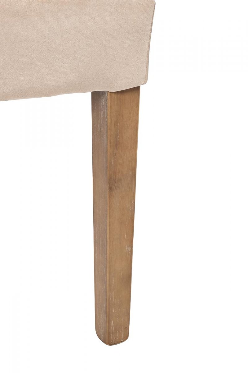 Стул Garda Decor велюровый кремовый PJC597-PJ634