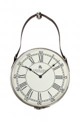 79MAL-5673-70NI Часы настенные на подвесе цвет хром d41см