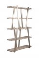 58DB-16000 Стеллаж Зебрано (Zebrano) 120*33,5*185,5см