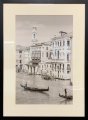 89VOR-VENEZIA1 Постер "Романтическая Венеция-1" 50*70см,баг.черн