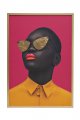 89VOR-AFRICAN GIRL2 Холст "Африканка-2" 100х70 см, багет алюм(зол)