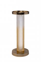 71PN-2626 Подсвечник прозрачный d12*29см