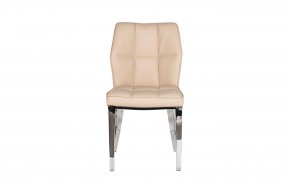 Стул Garda Decor розовый из экокожи (хром) GY-DC8169-PK