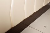 Кровать двуспальная бежевая из экокожи 31PL-839BK