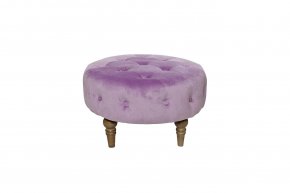 Банкетка сиреневая велюровая HD0003370KD-BG