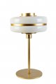 Лампа Garda Decor настольная из белого стекла 60GD-9258T