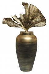 Ваза Garda Decor декоративная золотисто-зеленая 71PN-5141