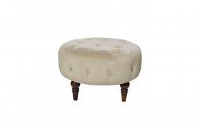 Банкетка велюровая бежевая HD0003370KD-BTD