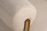 GY-08842 Кресло серое/матовое золото 95,5*82*77см