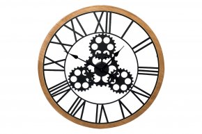 Часы Garda Decor настенные коричневые HZ1300660