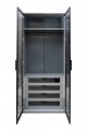 Шкаф Alto двухдверный с выдвижными ящиками цвет серый кобальт GD-10012/1-6(тонировка)